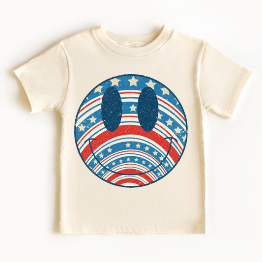 Smiley Fourth of July T-shirt